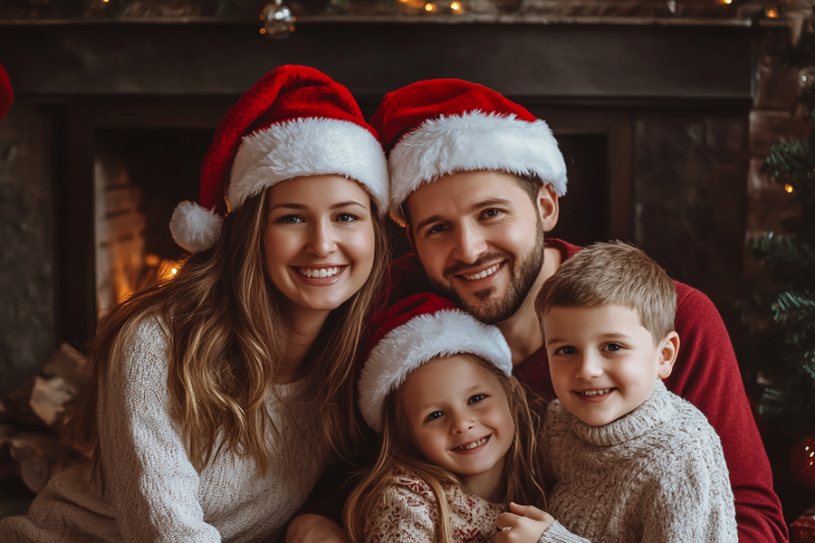 Cute Matching Holiday PJs